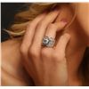 Image 2 : 18KT White Gold 5.12ctw Diamond Ring