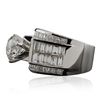 Image 4 : 18KT White Gold 5.12ctw Diamond Ring