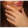Image 3 : 14KT White Gold 1.64ctw Diamond Ring