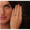 Image 3 : 14KT White Gold 0.34ctw Diamond Engagement Ring