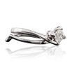 Image 6 : 14KT White Gold 0.34ctw Diamond Engagement Ring