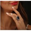 Image 5 : 18KT White Gold 12.26ct Sapphire and Diamond Ring