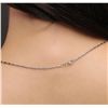Image 5 : 14KT White Gold 12.68ctw Tanzanite and Diamond Pendant With Chain