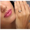 Image 2 : 14KT White Gold 1.00ct Princess Cut Diamond Solitaire Ring
