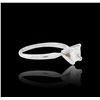 Image 4 : 14KT White Gold 1.00ct Princess Cut Diamond Solitaire Ring