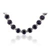 Image 4 : 14KT White Gold 73.04ctw Sapphire and Diamond Necklace