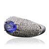 Image 4 : 14KT White Gold 1.85ct Tanzanite and Diamond Ring