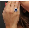 Image 2 : 14KT White Gold 4.02ct Tanzanite and Diamond Ring