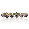 Image 3 : 14KT Yellow Gold 9.90ctw Tanzanite and Diamond Bracelet