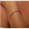 Image 5 : 14KT Rose Gold 12.73ctw Morganite and Diamond Bracelet