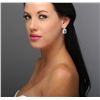 Image 6 : 18KT White Gold 3.65ctw Tanzanite and Diamond Earrings