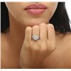 Image 7 : 18KT White Gold EGL Certified 1.71ctw Diamond Ring
