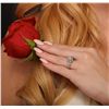 Image 4 : 14KT White Gold 0.54ctw Diamond Ring