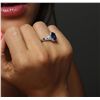 Image 5 : 14KT White Gold 3.62ct Tanzanite and Diamond Ring