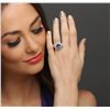 Image 2 : 14KT Two-Tone Gold 4.12ct Tanzanite and Diamond Ring