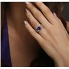 Image 2 : 14KT Yellow Gold 2.08ct Tanzanite and Diamond Ring