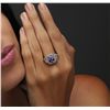 Image 5 : 14KT Yellow Gold 2.24ct Tanzanite and Diamond Ring