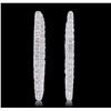Image 3 : 14KT White Gold 5.89ctw Diamond Earrings