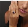 Image 5 : 14KT Yellow Gold 1.69ct Tanzanite and Diamond Ring