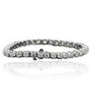 Image 4 : 14KT White Gold 6.80ctw Diamond Tennis  Bracelet