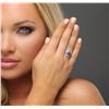 Image 6 : 14KT White Gold 3.43ct Tanzanite and Diamond Ring