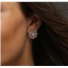 Image 5 : 14KT Rose Gold 2.48ctw Diamond Earrings