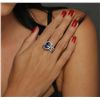 Image 5 : 18KT White Gold 3.36ct Tanzanite and Diamond Ring