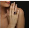 Image 3 : 14KT Yellow Gold 17.34ct Ruby and Diamond Ring
