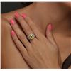 Image 5 : 18KT White Gold 4.31ct Yellow Sapphire and Diamond Ring