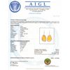 Image 7 : 14KT Yellow Gold 35.28ctw Citrine and Diamond Earrings