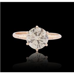 14KT Rose Gold 2.03ct Diamond Solitaire Ring