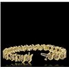 Image 7 : 14KT Yellow Gold 8.25ctw Diamond Bracelet