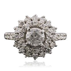 14KT White Gold 1.87ctw Diamond Ring