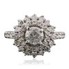 Image 1 : 14KT White Gold 1.87ctw Diamond Ring