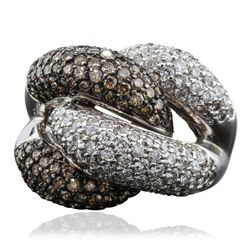 14KT White Gold 4.98ctw Diamond Ring