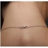 Image 6 : 14KT White Gold 2.10ct Tanzanite and Diamond Pendant With Chain