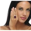 Image 3 : 14KT Yellow Gold 20.93ct Ruby and Diamond Ring