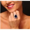 Image 5 : 14KT Yellow Gold 21.26ct Tanzanite and Diamond Ring