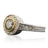 Image 2 : 14KT White Gold 1.34ctw Diamond Ring
