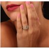Image 3 : 14KT White Gold 1.34ctw Diamond Ring