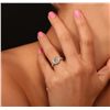 Image 5 : 14KT White Gold 1.34ctw Diamond Ring