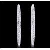 Image 3 : 14KT White Gold 2.17ctw Diamond Earrings