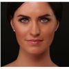 Image 5 : 14KT White Gold 1.29ctw Diamond Stud Earrings