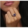 Image 5 : 14KT Rose Gold 3.22ct Tanzanite and Diamond Ring