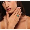 Image 5 : 14KT White Gold 3.00ct Emerald and Diamond Ring