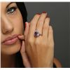 Image 5 : 14KT Rose Gold 5.02ct Tanzanite and Diamond Ring