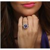 Image 6 : 14KT White Gold 2.94ct Tanzanite and Diamond Ring