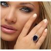 Image 3 : 14KT White Gold 11.10ct Amethyst and Diamond Ring