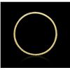 Image 4 : 14KT Yellow Gold 2.70ctw Diamond Bangle Bracelet