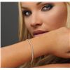 Image 6 : 14KT Yellow Gold 2.70ctw Diamond Bangle Bracelet